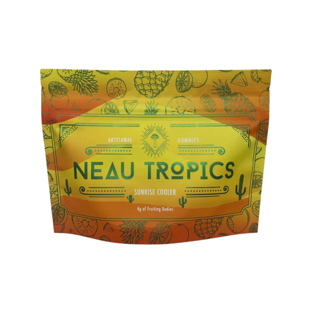 Neau Tropics gummies Sunrise Cooler